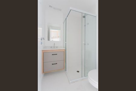 Studio para alugar com 24m², 1 quarto e sem vaga Studio para alugar com 24m², 1 quarto e sem vagaBanheiro