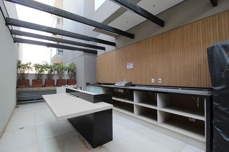 Área Comum - Churrasqueira de kitnet/studio à venda com 1 quarto, 27m² em Indianópolis, São Paulo