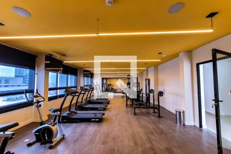 Studio para alugar com 60m², 1 quarto e sem vaga Studio para alugar com 60m², 1 quarto e sem vagaAcademia