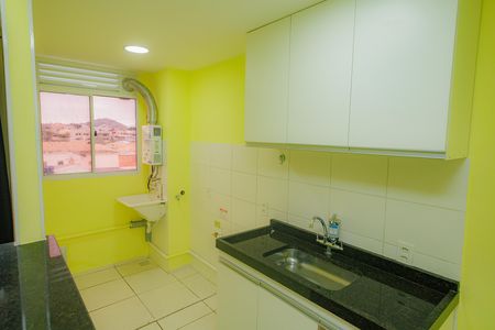 Cozinha de apartamento para alugar com 2 quartos, 50m² em Campo Grande, Rio de Janeiro