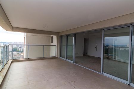 Varanda da Sala de apartamento à venda com 3 quartos, 155m² em Vila Sofia, São Paulo