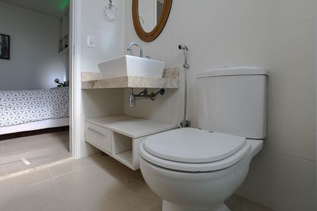 Apartamento para alugar com 42m², 1 quarto e 2 vagas Apartamento para alugar com 42m², 1 quarto e 2 vagasBanheiro