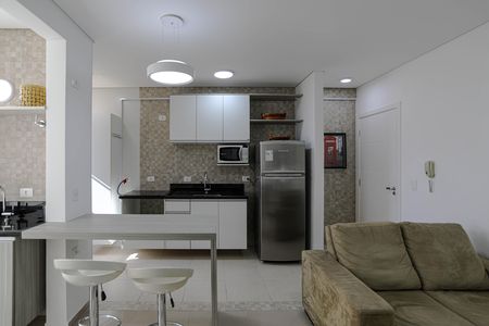 Sala de apartamento para alugar com 1 quarto, 42m² em Loteamento Mogilar, Mogi das Cruzes