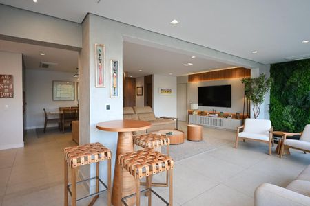 Sala de apartamento à venda com 4 quartos, 186m² em Brooklin Novo, São Paulo