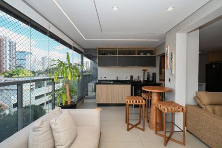 Varanda de apartamento à venda com 4 quartos, 186m² em Brooklin Novo, São Paulo