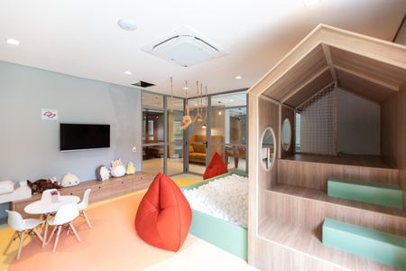 Área Comum - Brinquedoteca de apartamento para alugar com 2 quartos, 57m² em Botafogo, Campinas