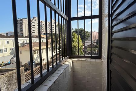 Varanda da Suite de apartamento para alugar com 2 quartos, 74m² em Estuário, Santos