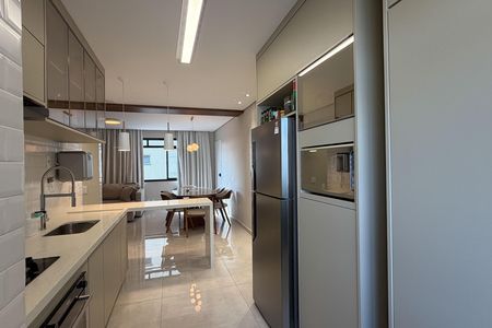 Cozinha e Área de Serviço de apartamento para alugar com 2 quartos, 74m² em Estuário, Santos