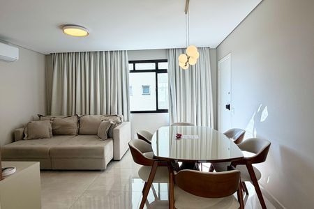 Sala de apartamento para alugar com 2 quartos, 74m² em Estuário, Santos