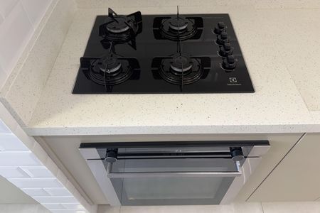 Cozinha e Área de Serviço de apartamento para alugar com 2 quartos, 74m² em Estuário, Santos