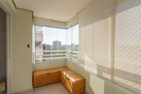 Varanda da sala  de apartamento para alugar com 2 quartos, 65m² em Centro, Diadema