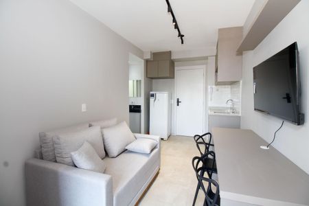 Studio para alugar com 28m², 1 quarto e sem vaga Studio para alugar com 28m², 1 quarto e sem vagaSala e Cozinha