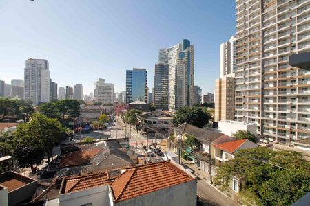 Vista da Varanda de kitnet/studio para alugar com 1 quarto, 28m² em Pinheiros, São Paulo