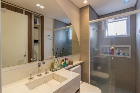 Banheiro de kitnet/studio à venda com 1 quarto, 37m² em Vila Madalena, São Paulo