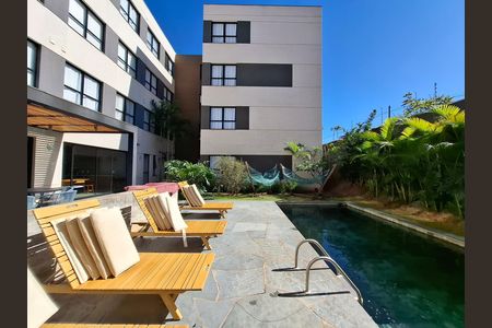 Área comum - Piscina de apartamento para alugar com 1 quarto, 42m² em Jardim Nova Alianca Sul, Ribeirão Preto