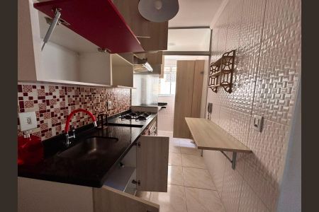 Cozinha de apartamento para alugar com 2 quartos, 46m² em Vila Santo Antonio do Portao, Cotia