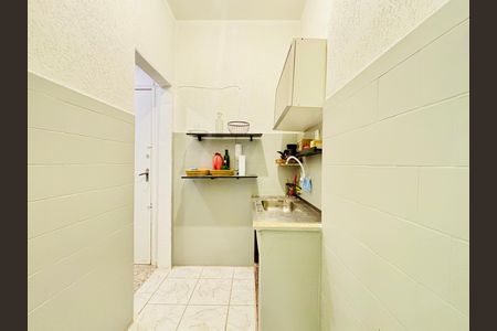 Cozinha de apartamento para alugar com 1 quarto, 38m² em Botafogo, Rio de Janeiro