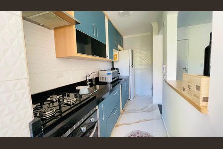 Cozinha de apartamento para alugar com 2 quartos, 57m² em Parque Rincao, Cotia