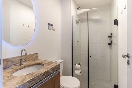 Apartamento para alugar com 27m², 1 quarto e sem vaga Apartamento para alugar com 27m², 1 quarto e sem vagaBanheiro