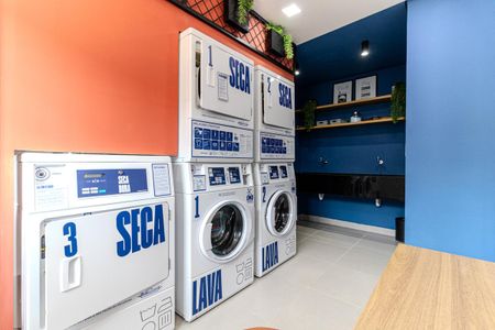 Apartamento para alugar com 27m², 1 quarto e sem vaga Apartamento para alugar com 27m², 1 quarto e sem vagaLavanderia
