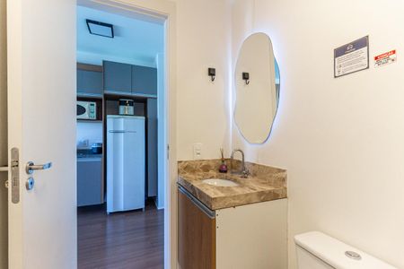 Apartamento para alugar com 27m², 1 quarto e sem vaga Apartamento para alugar com 27m², 1 quarto e sem vagaBanheiro