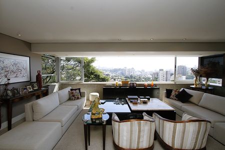 Sala de apartamento à venda com 4 quartos, 517m² em Santa Lúcia, Belo Horizonte