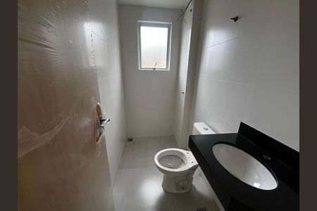 Banheiro social de apartamento à venda com 3 quartos, 106m² em Santo Andre, Belo Horizonte