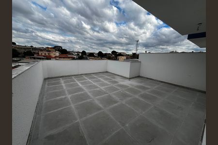 Área da Cobertura de apartamento à venda com 3 quartos, 106m² em Santo Andre, Belo Horizonte