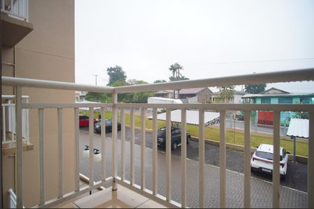 varanda da sala  de apartamento à venda com 2 quartos, 58m² em Canudos, Novo Hamburgo