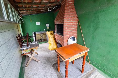 Área comum - Churrasqueira de apartamento para alugar com 1 quarto, 50m² em Aviação, Praia Grande