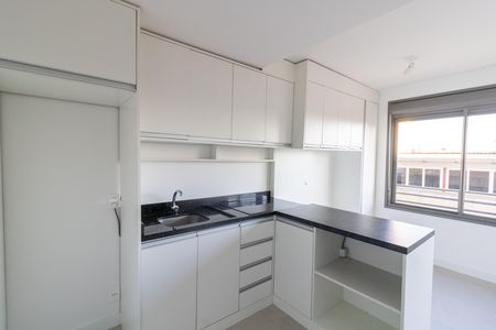 Cozinha de kitnet/studio para alugar com 1 quarto, 25m² em Farroupilha, Porto Alegre