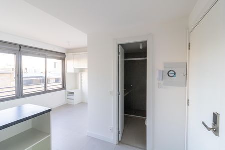 Cozinha de kitnet/studio para alugar com 1 quarto, 25m² em Farroupilha, Porto Alegre