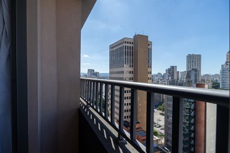 Varanda do Quarto de kitnet/studio para alugar com 1 quarto, 25m² em Consolação, São Paulo