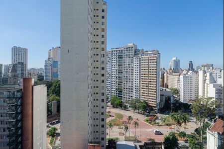 Studio para alugar com 25m², 1 quarto e sem vagaVista da Varanda do Quarto