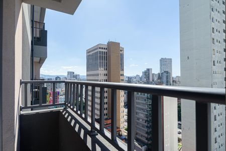 Studio para alugar com 25m², 1 quarto e sem vagaVaranda do Quarto