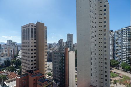 Studio para alugar com 25m², 1 quarto e sem vagaVista da Varanda do Quarto
