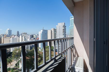 Varanda do Quarto de kitnet/studio para alugar com 1 quarto, 25m² em Consolação, São Paulo