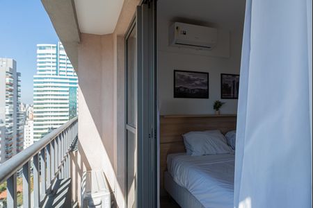 Studio para alugar com 25m², 1 quarto e sem vagaVaranda do Quarto