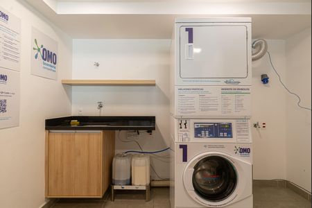 Studio para alugar com 25m², 1 quarto e sem vagaÁrea comum - Lavanderia