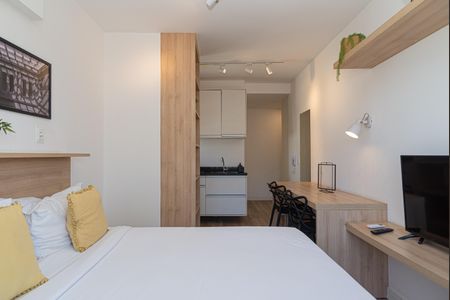 Studio para alugar com 25m², 1 quarto e sem vagaQuarto