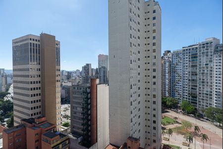 Studio para alugar com 25m², 1 quarto e sem vagaVista da Varanda do Quarto