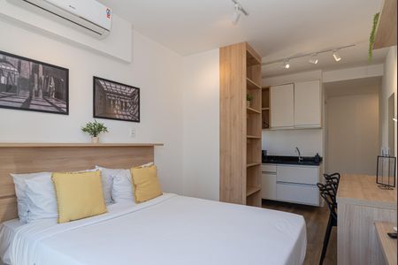 Studio para alugar com 25m², 1 quarto e sem vagaQuarto