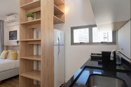 Studio para alugar com 25m², 1 quarto e sem vagaCozinha