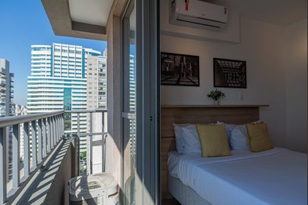 Studio para alugar com 25m², 1 quarto e sem vagaVaranda do Quarto