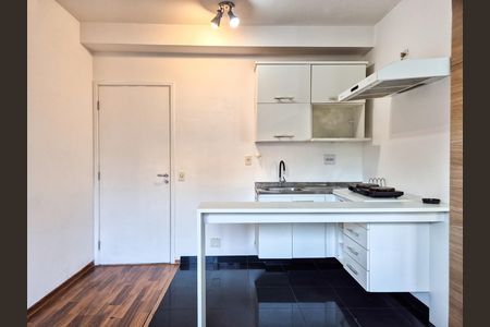 Cozinha de apartamento para alugar com 1 quarto, 30m² em Campos Elíseos, São Paulo