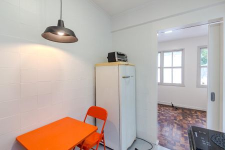 Cozinha e Área de Serviço de kitnet/studio à venda com 1 quarto, 34m² em Centro Histórico, Porto Alegre