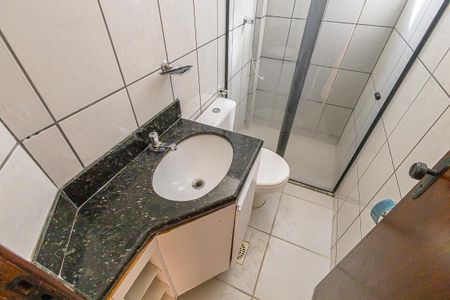 Banheiro de apartamento para alugar com 2 quartos, 60m² em Castelo, Belo Horizonte