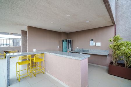 Área comum - Rooftop de kitnet/studio para alugar com 1 quarto, 25m² em Vila Butantã, São Paulo