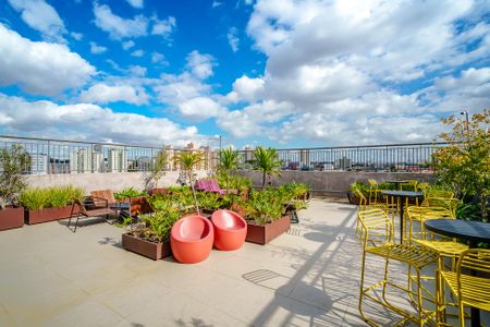 Área comum - Rooftop de kitnet/studio para alugar com 1 quarto, 25m² em Vila Butantã, São Paulo