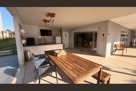 Área comum - Churrasqueira de apartamento para alugar com 2 quartos, 43m² em Parque Amazonia, Goiânia